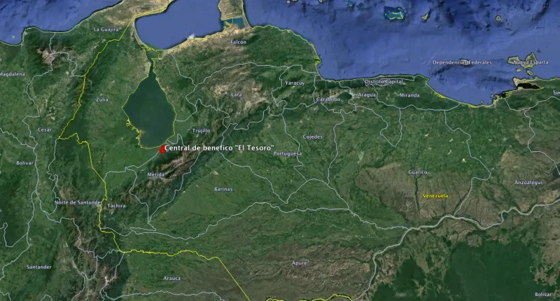 El Tesoro map